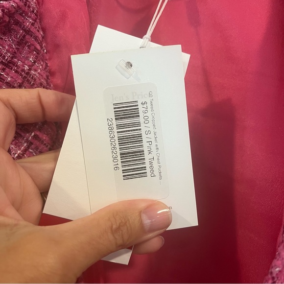 Pink Tweed Jacket by Q2 - Picture 6 of 11